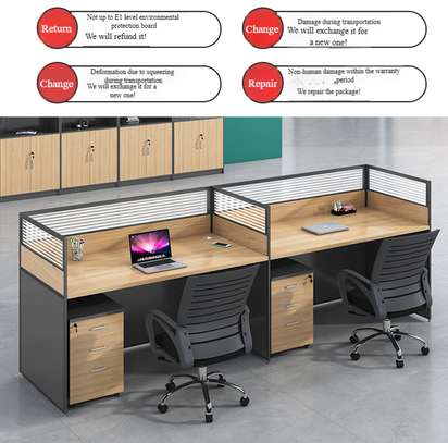 2 Way MDF Cubic Office Workstation image 8