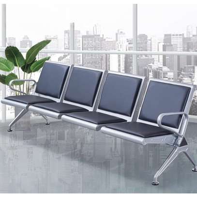 Office Bench; 4 Seater Linked Reception Bench image 3