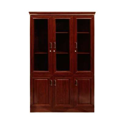 3 Door Mahogany Office Storage Cabinet image 12