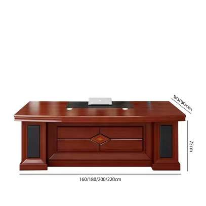 1600 mm Executive Mahogany Desk image 3