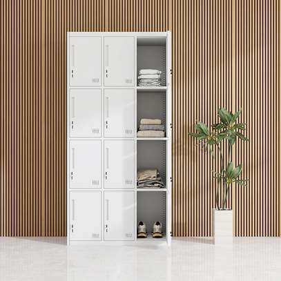 Secure 12-Locker Office Storage Cabinet image 7