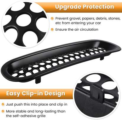 Front Grill Mesh Inserts for Jeep Wrangler 2007-2018 image 2