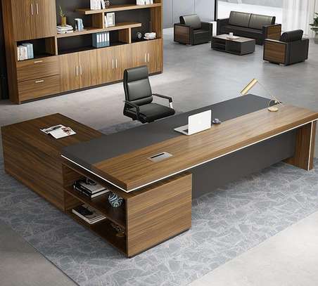 Office Desk: L Shaped Brown Office Desk In Itumbe image 5
