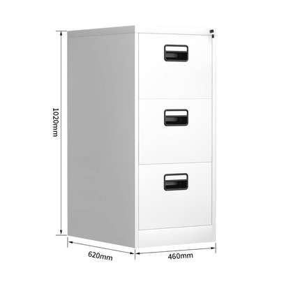 3-Drawer Steel Office Cabinet image 7