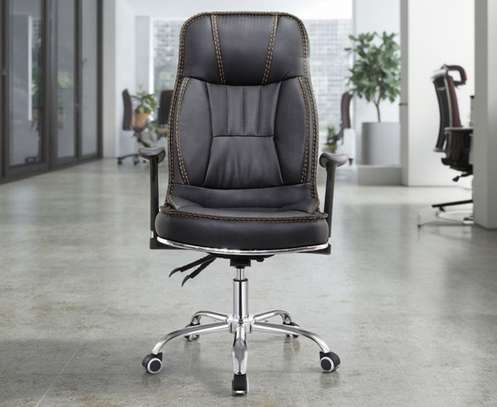 Office Chair; Generic Orthopedic Reclining Office Chair image 2