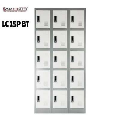 File Cabinet: Organized 15-Locker Cabinet With Ventilation image 3