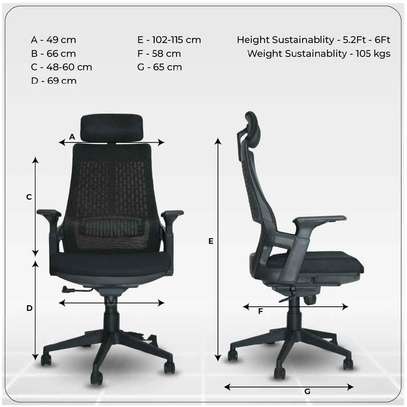 Office Chair:  High Back Mesh Office Chair image 5