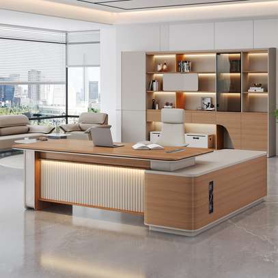 Office Desk:2.2 M L-shaped executive office desk in Kisumu image 10