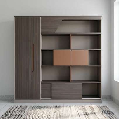 Wooden Storage Cabinet And Bookshelf image 4