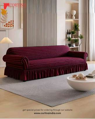 PREMIUM TURKISH ELASTIC SOFA COVERS image 12