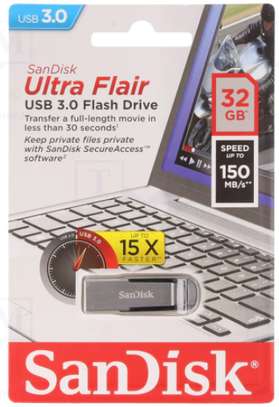 Sandisk ultra flair USB 3.0 flash disk drive 32GB image 2