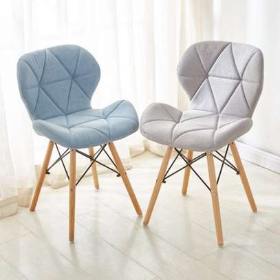 Dining Chair; Elegant Eames Leather Dining Chair image 8