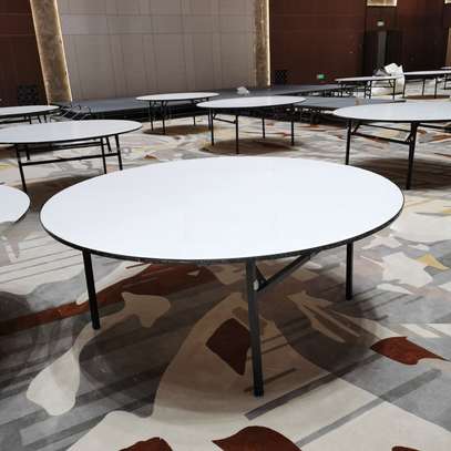 1.5M Foldable Round Office Table image 4