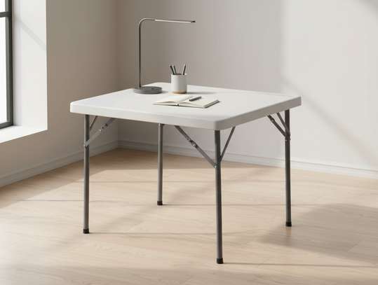 Foldable Table; Portable Plastic Foldable Table image 10