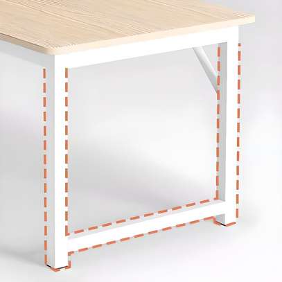 Computer Desks: Rectangular Wooden Computer Desk image 6