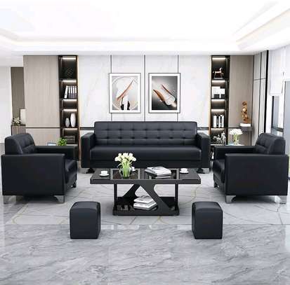5-Seater Executive Leather Office Sofa Set image 2