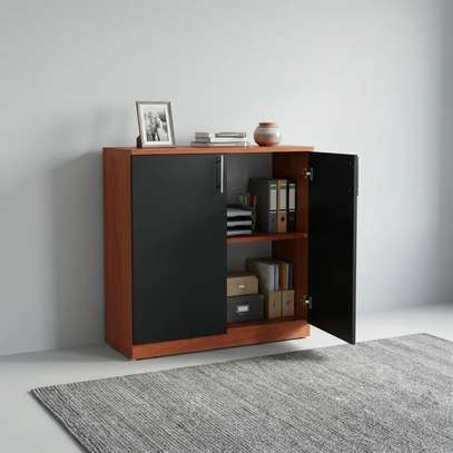 2 Door Lockbale Credenza Cabinet image 11