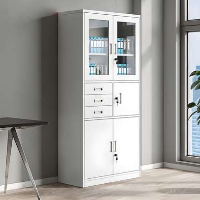 Office file cabinet: 2-door office filing cabinet with safe image 3