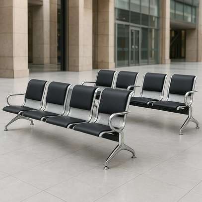 Benches;4-Link Office Reception Waiting Bench image 7