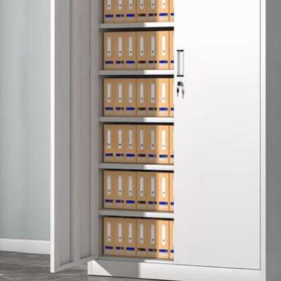 Storage Cabinets: Steel Modern Office Storage 2-Door Cabinet image 4