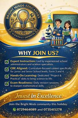 Bright Minds Educators Emblem Light Bulb Design image 3