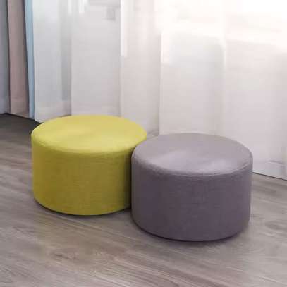 Home Chair : Round Leather Home  Bedroom Chair In Keumbu image 10