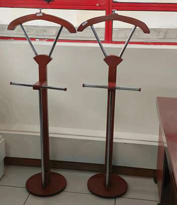 Coat Hanger; Mahogany Executive Office Coat Hanger image 8