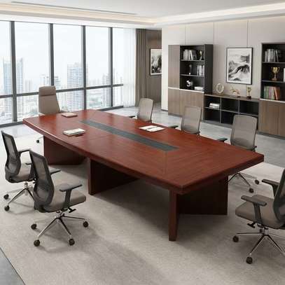 Executive 3-Meter Mahogany Meeting Table image 8