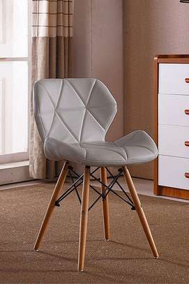 Dining Chair; Elegant Eames Leather Dining Chair image 6