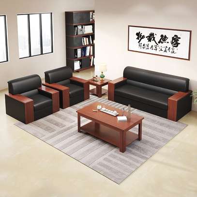 Office Sofa: 5-Seater Waiting Office Sofa In Tinga image 5