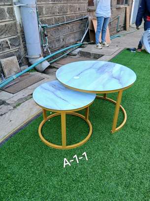 Glass top Nesting Tables image 2