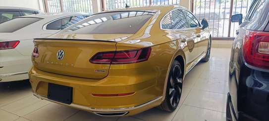 Volkswagen Arteon Coupe Metallic Gold Black Rims image 3