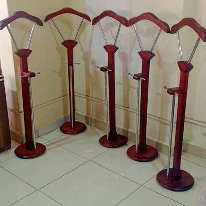 Mahogany Execotive Office Coat Hanger image 9