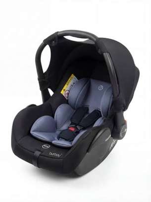 Curio Baby Car Seat Black Adjustable Harness Canopy image 2