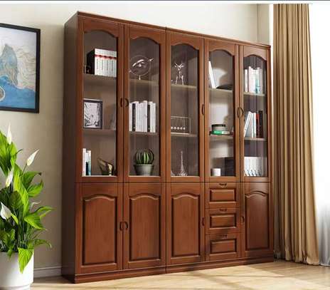 5 Door Wooden Office Filling Cabinet image 2
