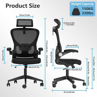 Adjustable High Back Ergonomic Office Chair image 6