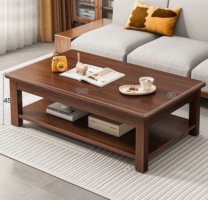 Modern Wooden Coffee-tea Table For Living Room image 11