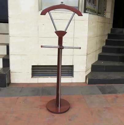 Coat Hanger; Durable Mahogany Coat Hanger image 5