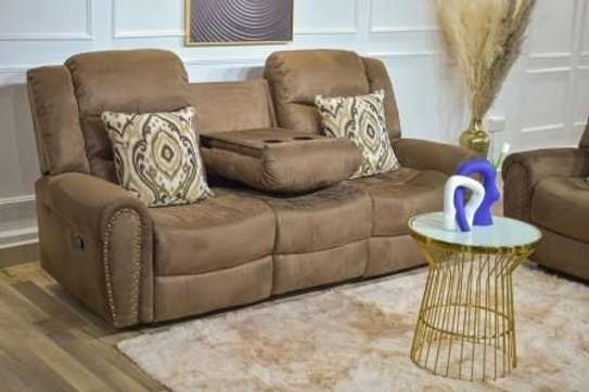 Office Sofa; 5-Seater Fabric Recliner Sofa image 5