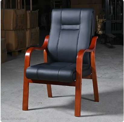 Durable Vintage Leather Guest Chair image 3