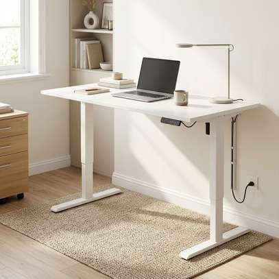 1.2  M White Electric Standimg Desk image 7