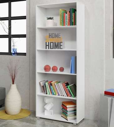 Bookshelf; Modern 5 Tier Office  Bookshelf image 8