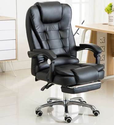 Office Chair: Executive Office Chair with Footrest image 5