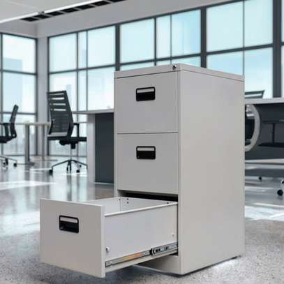 Office Steel Filing Cabinet with 3 Drawers image 4