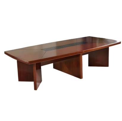2.4 M Mahogany Office Boardroom Table image 8
