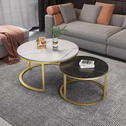Dining Table: Round Dining Coffee Table In Kendu image 4