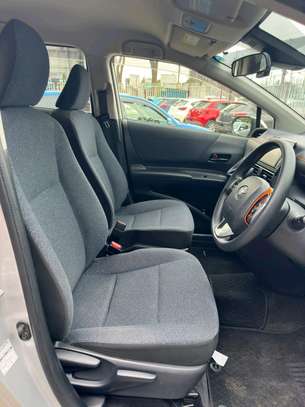 Toyota sienta 2016 model hybrid fully loaded silver color image 2