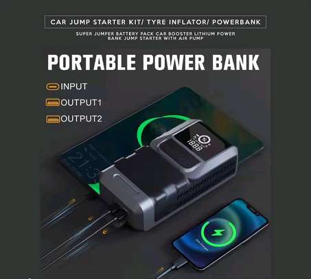 Car Jump Starter With Tyre Inflator And Powerbank In Kenya image 7