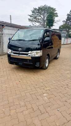 Toyota Hiace black color fully loaded 2020 model. image 6
