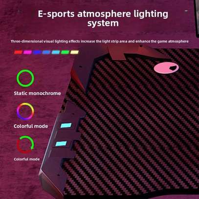 Gaming Desk With Led Lights image 5